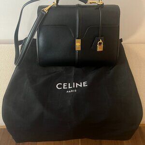 CELINE Classique 16 Bag IN satinated calfskin